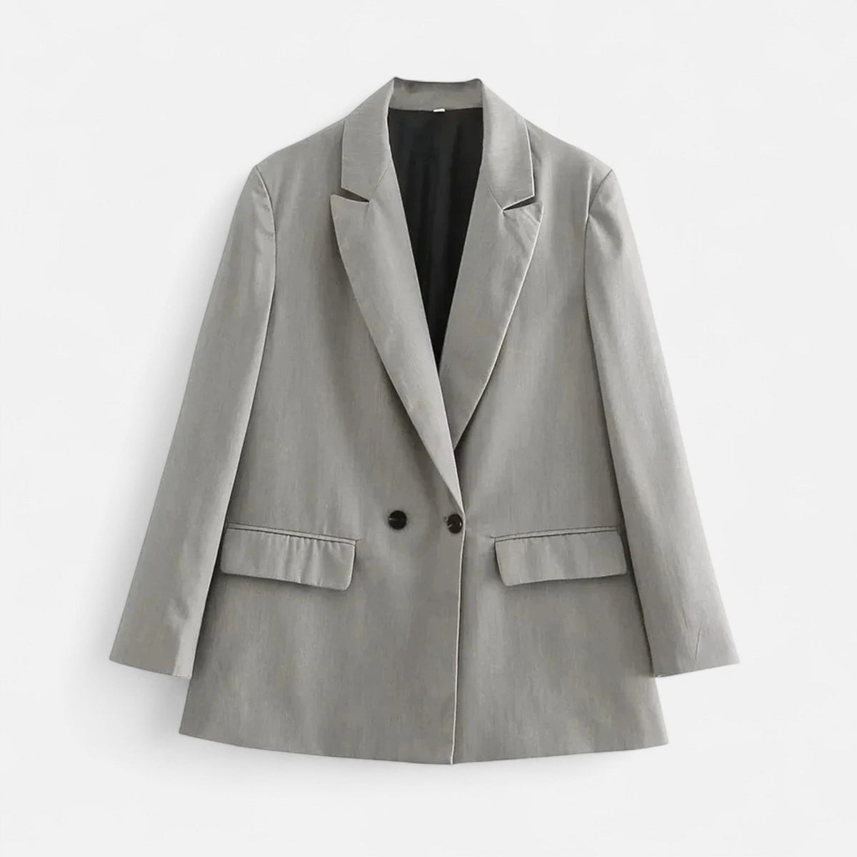 Women's Vintage Double-Breasted Blazer – Office, Casual