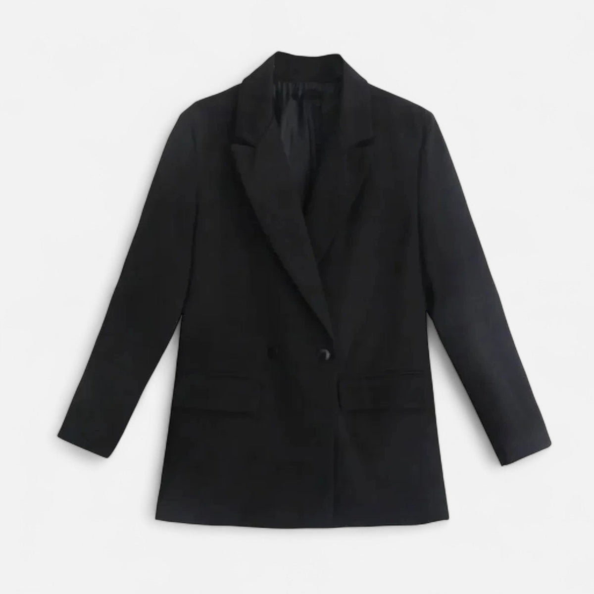 Women's Vintage Double-Breasted Blazer – Office, Casual
