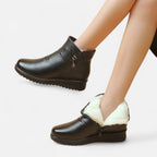 Women's Winter Boots, Warm Plush – Casual, Outdoor