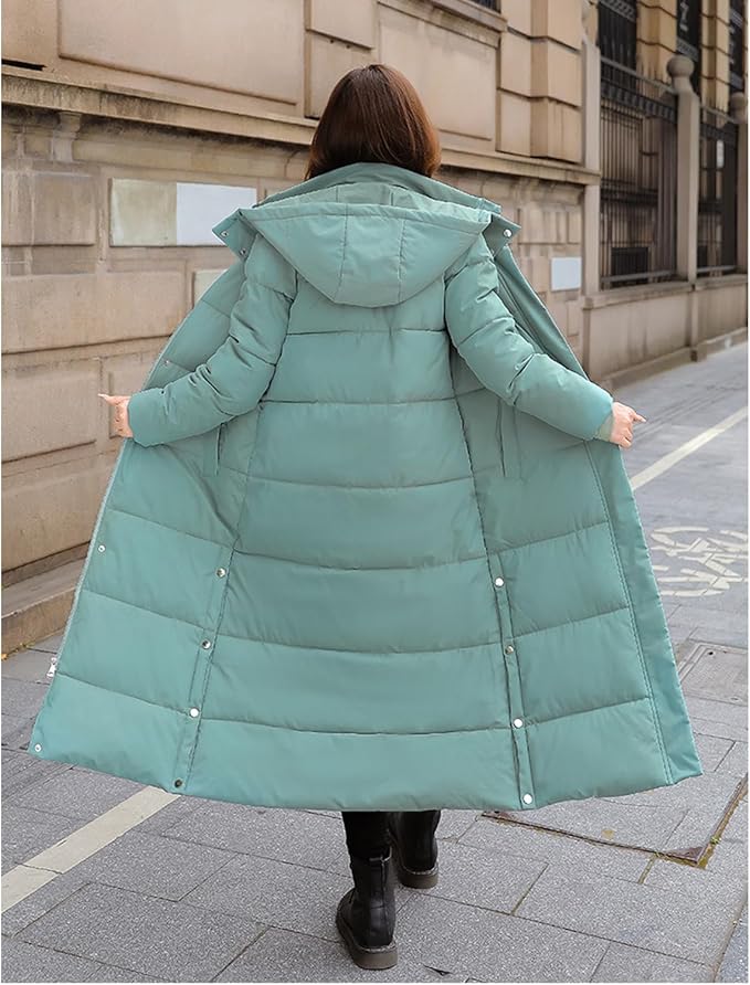 Women's Wool-Polyester Blend Winter Coat - Warm, Timeless – Casual, Office