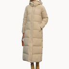 Women's Wool-Polyester Blend Winter Coat - Warm, Timeless – Casual, Office