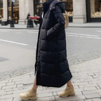 Women's Wool-Polyester Blend Winter Coat - Warm, Timeless – Casual, Office