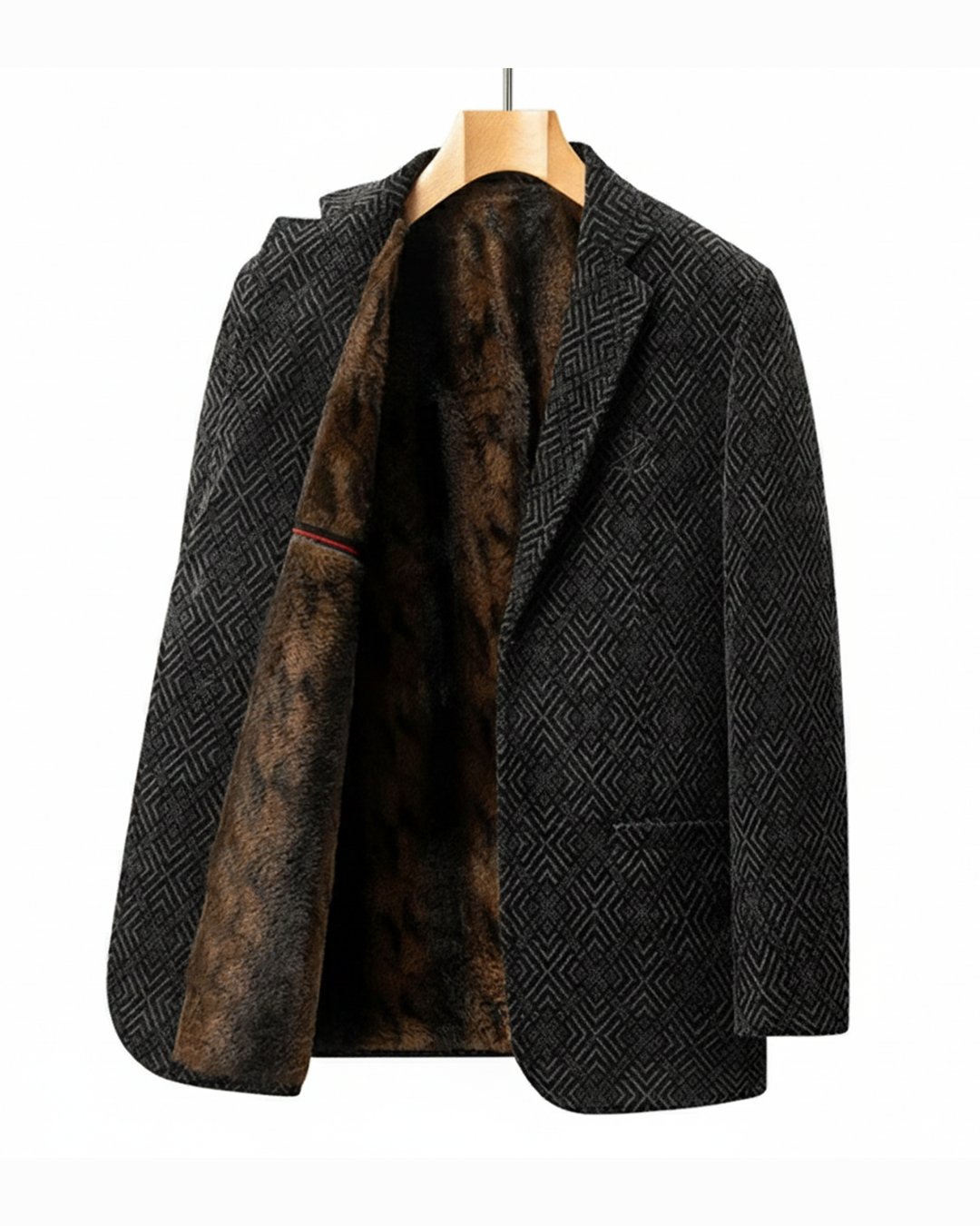 Wool Blazer Coat – Office, Casual
