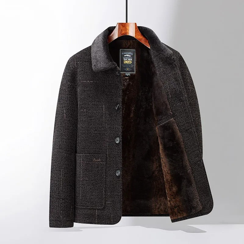 Wool Patch-Pocket Jacket – Casual Wear, Office Style