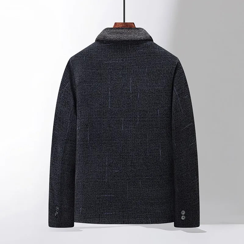 Wool Patch-Pocket Jacket – Casual Wear, Office Style
