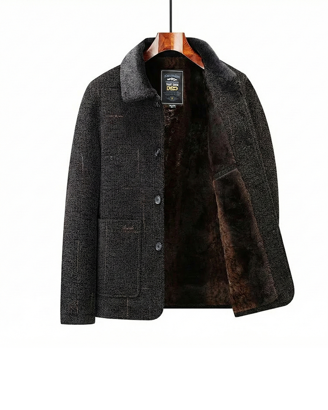 Wool Patch-Pocket Jacket – Casual Wear, Office Style