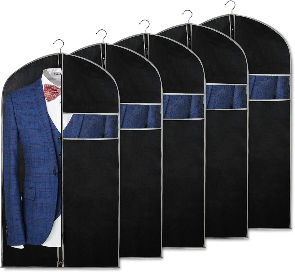 Breathable Garment Cover Set – 10-Pack Clothing Storage Covers for Organizing, Protecting