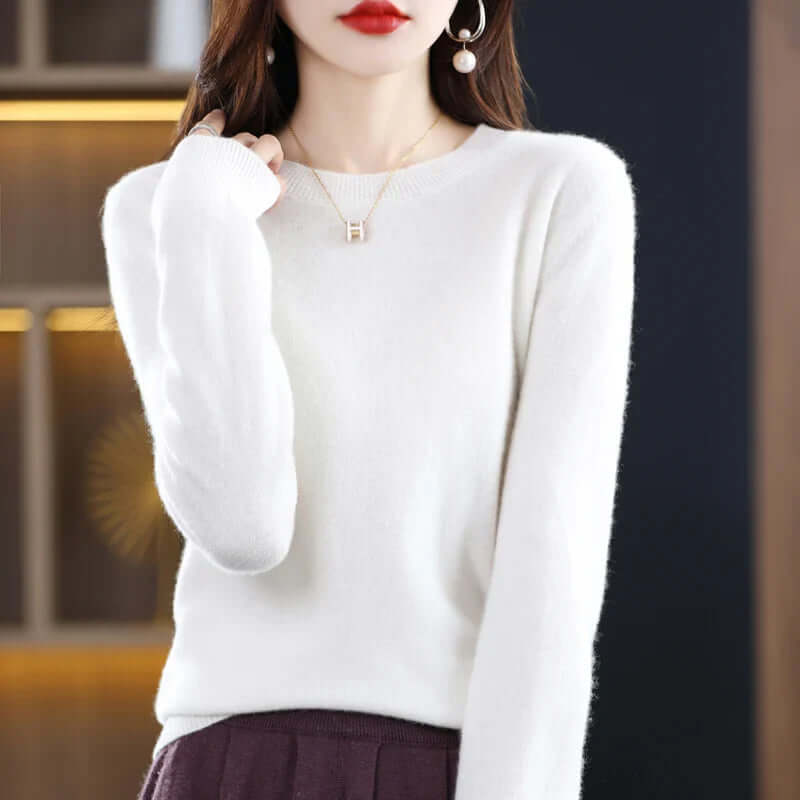 Pure Knitted Sweater – Casual Wear, Everyday Comfort