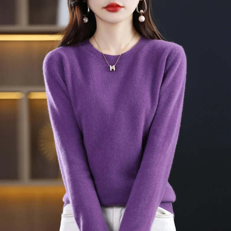 Pure Knitted Sweater – Casual Wear, Everyday Comfort