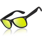 Retro Polarized Sunglasses – Classic 80's Style, UV Protection – Beach, Outdoor Activities