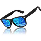 Retro Polarized Sunglasses – Classic 80's Style, UV Protection – Beach, Outdoor Activities