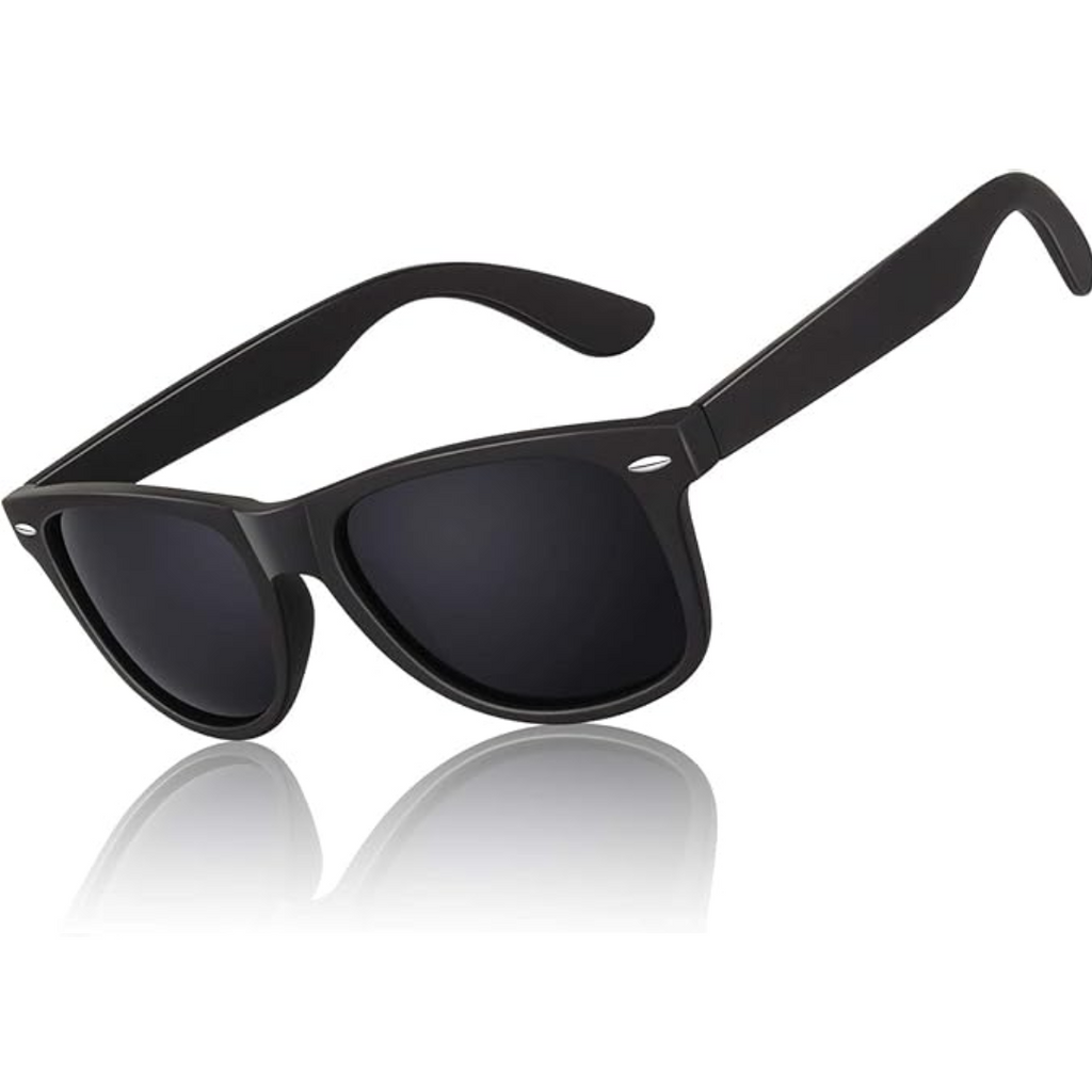 Retro Polarized Sunglasses – Classic 80's Style, UV Protection – Beach, Outdoor Activities