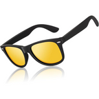 Retro Polarized Sunglasses – Classic 80's Style, UV Protection – Beach, Outdoor Activities