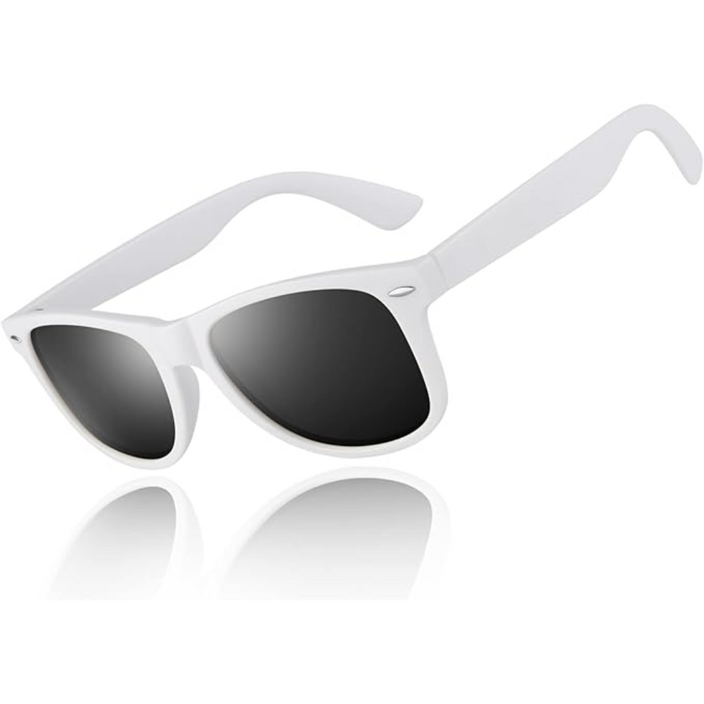 Retro Polarized Sunglasses – Classic 80's Style, UV Protection – Beach, Outdoor Activities