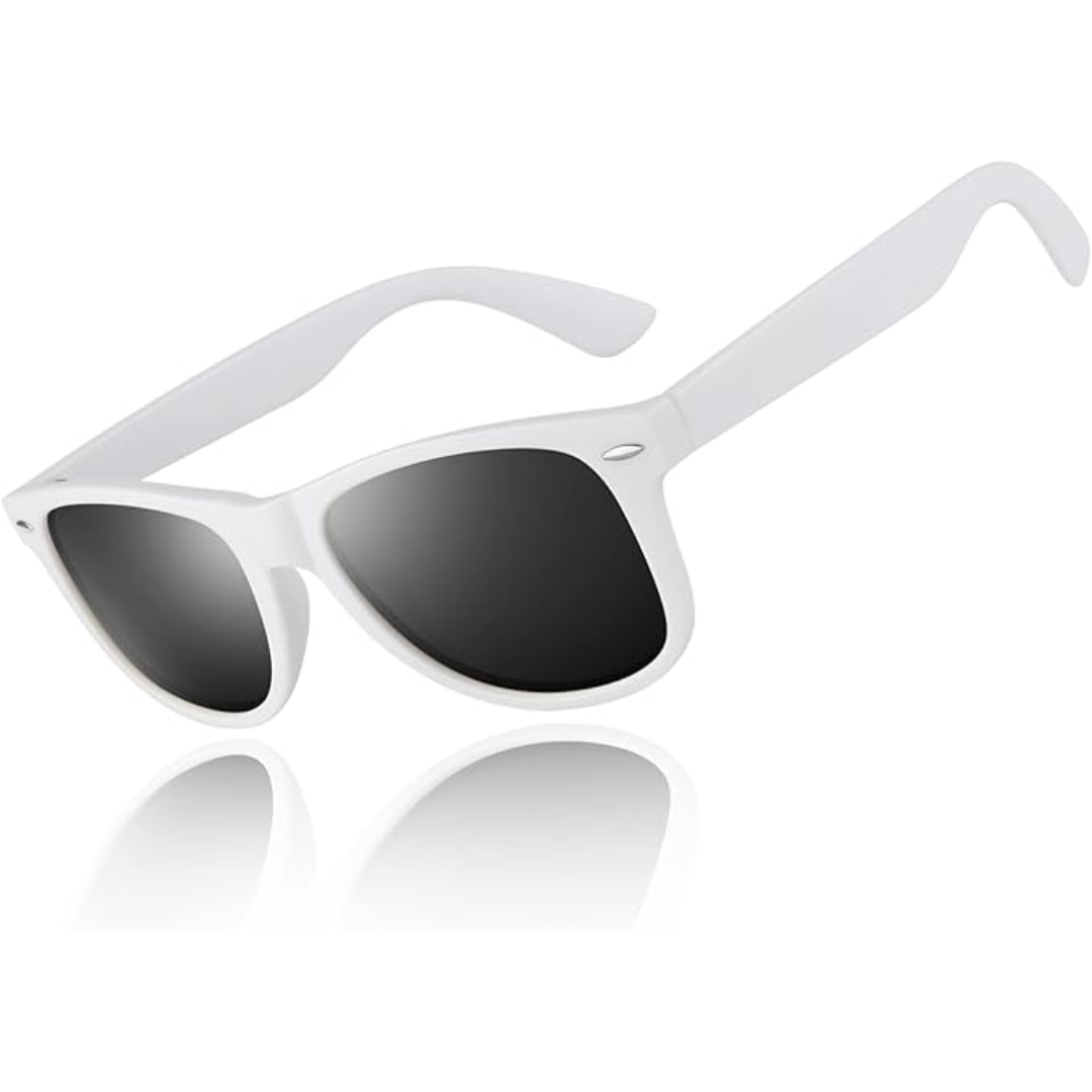 Retro Polarized Sunglasses – Classic 80's Style, UV Protection – Beach, Outdoor Activities