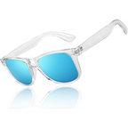 Retro Polarized Sunglasses – Classic 80's Style, UV Protection – Beach, Outdoor Activities