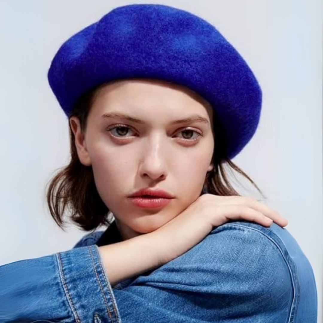 Classic Wool Beret - French Style, Warmth – Fashion Accessory, Everyday Wear