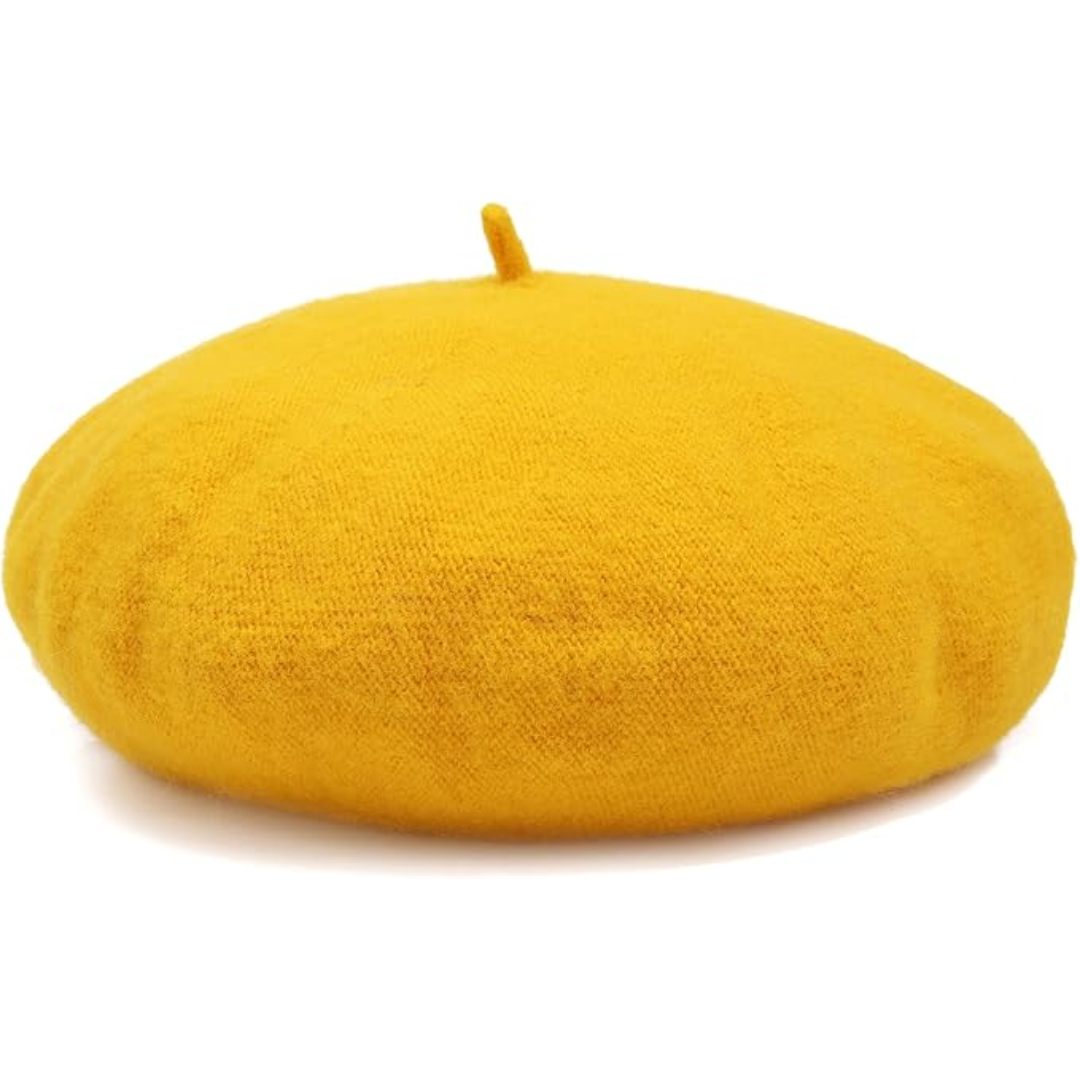Classic Wool Beret - French Style, Warmth – Fashion Accessory, Everyday Wear