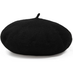 Classic Wool Beret - French Style, Warmth – Fashion Accessory, Everyday Wear