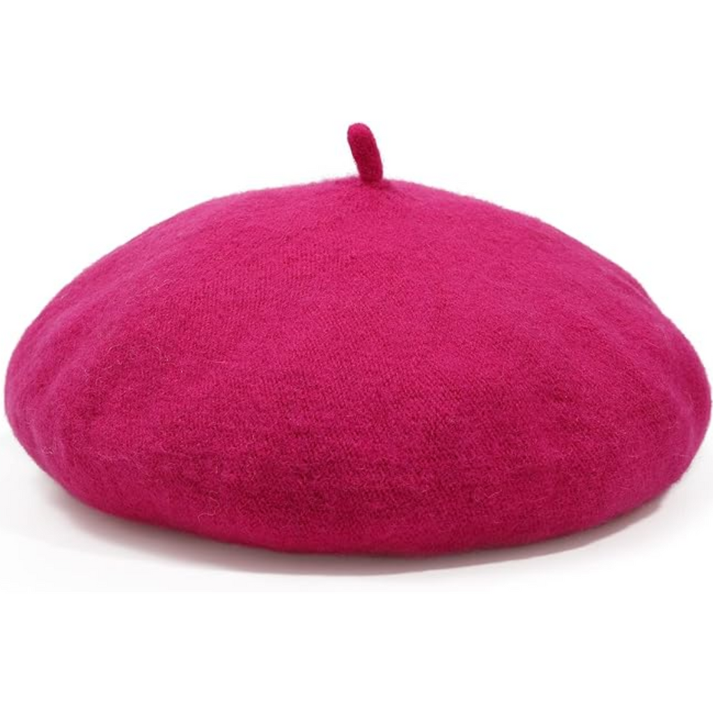 Classic Wool Beret - French Style, Warmth – Fashion Accessory, Everyday Wear