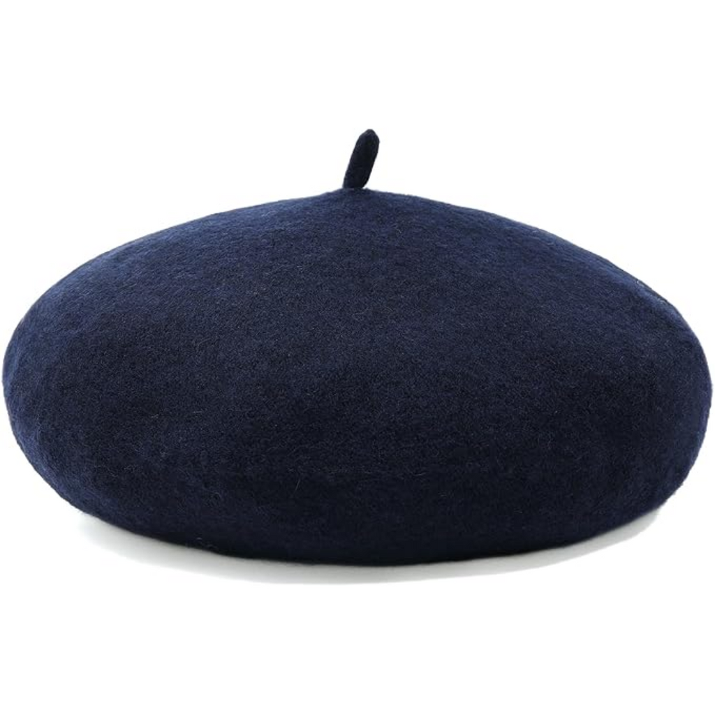 Classic Wool Beret - French Style, Warmth – Fashion Accessory, Everyday Wear