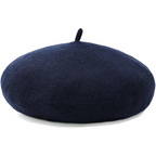 Classic Wool Beret - French Style, Warmth – Fashion Accessory, Everyday Wear