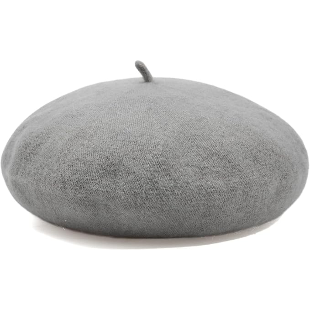 Classic Wool Beret - French Style, Warmth – Fashion Accessory, Everyday Wear