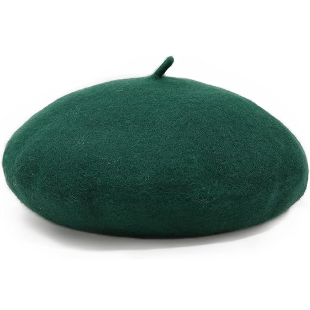 Classic Wool Beret - French Style, Warmth – Fashion Accessory, Everyday Wear