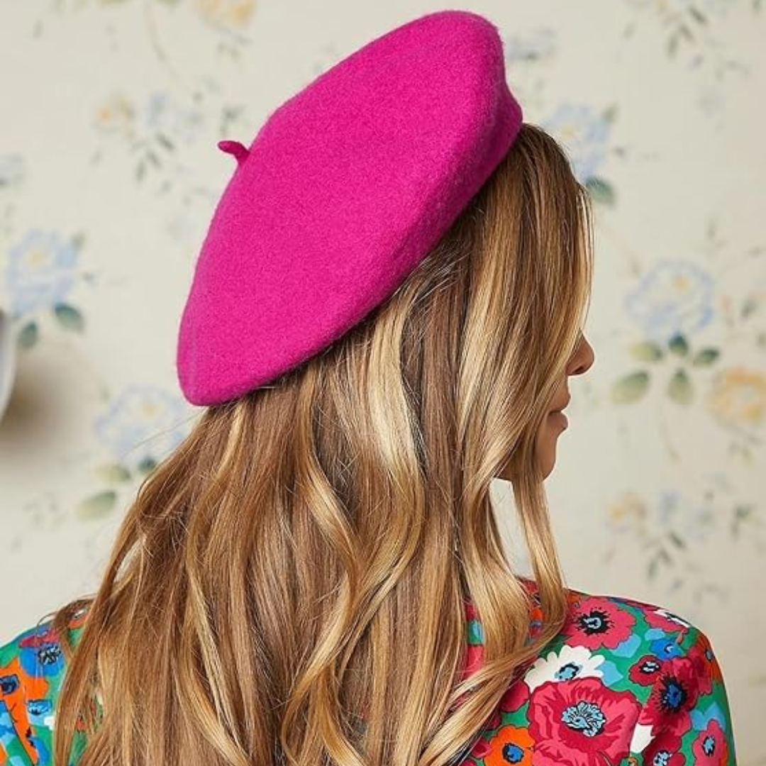 Classic Wool Beret - French Style, Warmth – Fashion Accessory, Everyday Wear