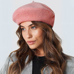 Classic Wool Beret - French Style, Warmth – Fashion Accessory, Everyday Wear