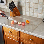 Non-Slip Glass Chopping Board – Secure Cutting Surface for Kitchen, Food Preparation