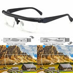 Adjustable Focus Glasses for Near and Far Sight – Reading, Outdoor Activities