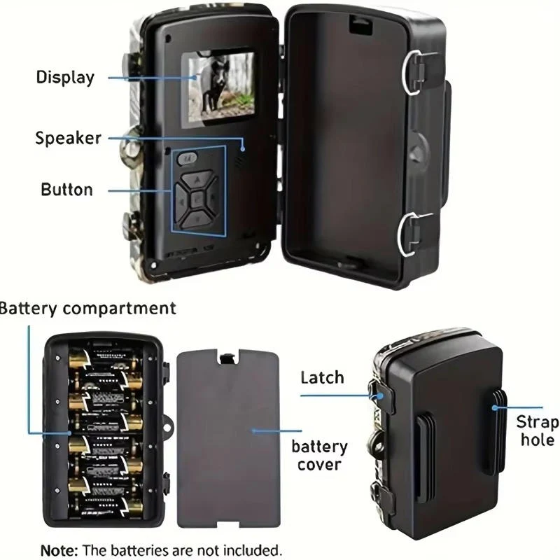 Night vision wildlife camera – HD video, outdoor – wildlife observation, security