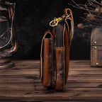 Genuine Leather Men's Waist Pack – Travel, Everyday Use