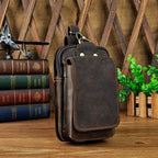 Genuine Leather Men's Waist Pack – Travel, Everyday Use