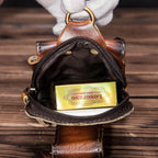 Genuine Leather Men's Waist Pack – Travel, Everyday Use