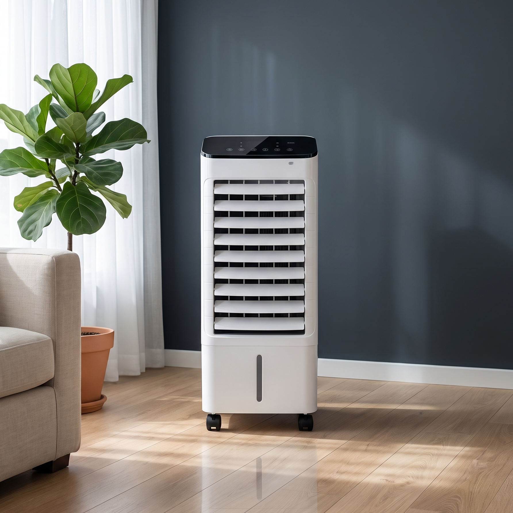Portable Evaporative Air Cooler – Windowless, No Installation – Home, Travel