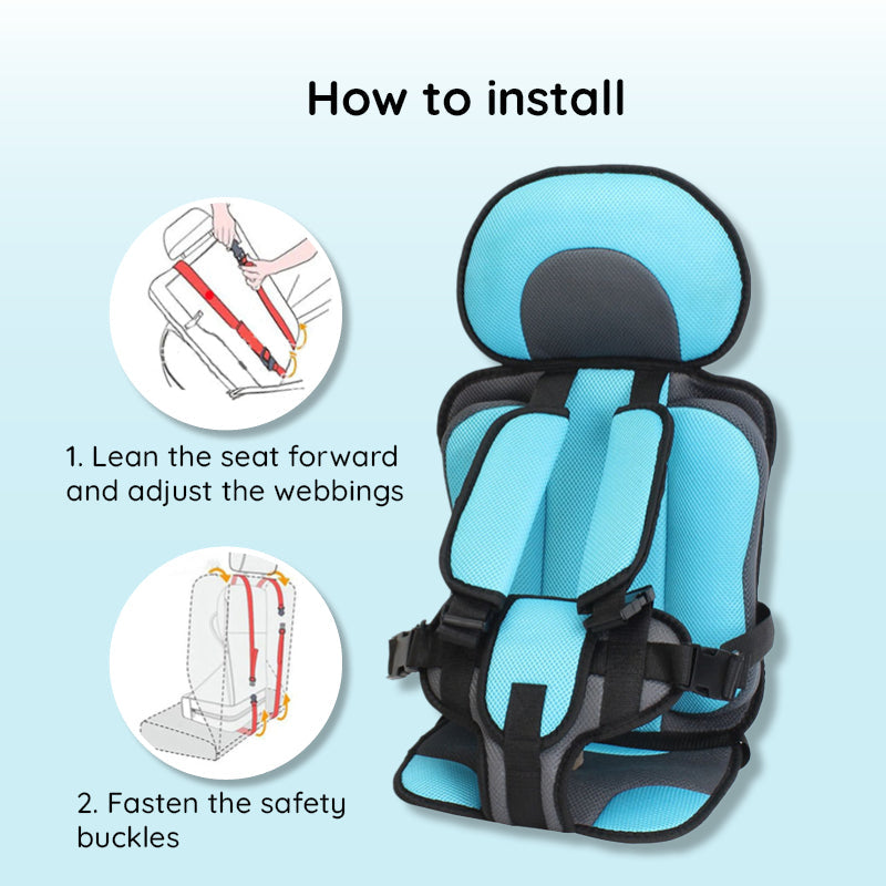 Child Protection Car Cushion Seat – Travel Comfort, Safety for Kids