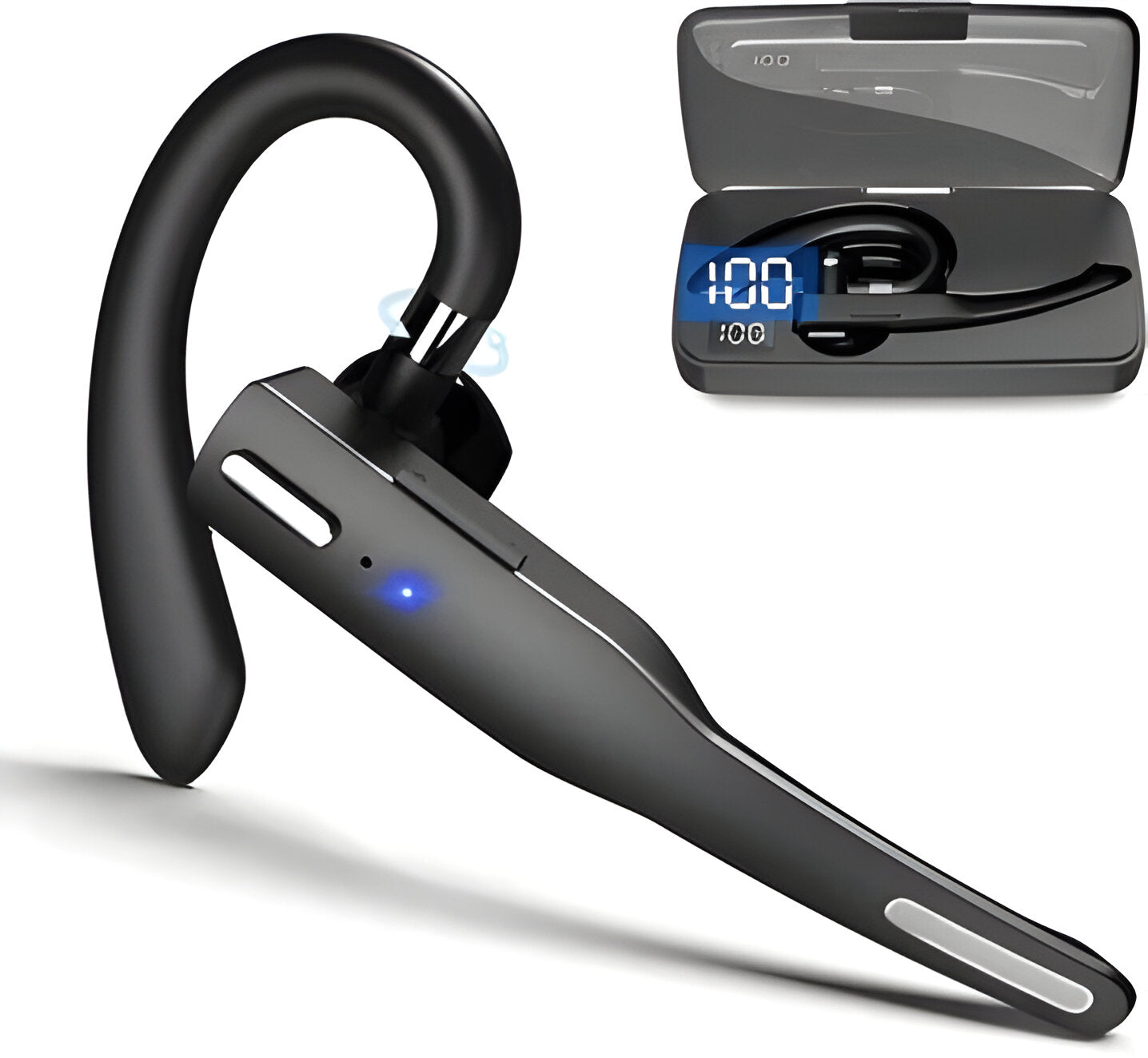 Trucker Dual Mic Wireless Bluetooth 5.1 Noise Cancelling Headset – Gaming, Travel