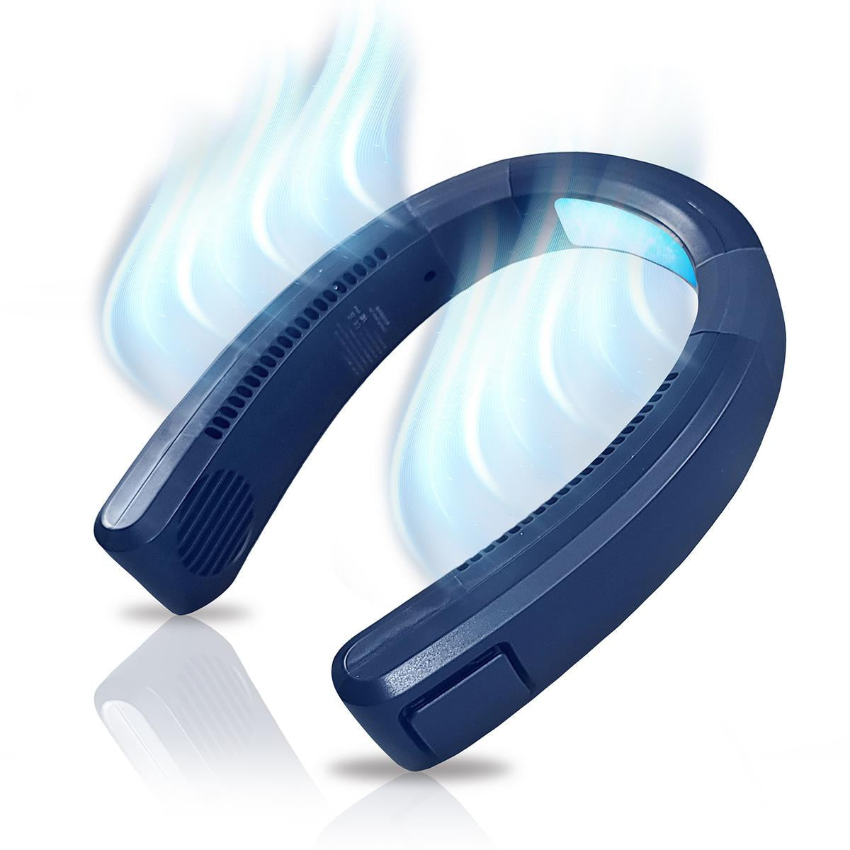 AeroChill Neck Fan Rechargeable Bladeless Portable Cooling – Travel, Office