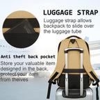 Slim Anti-Theft Laptop Backpack with USB Charging Port – Travel, Home Office