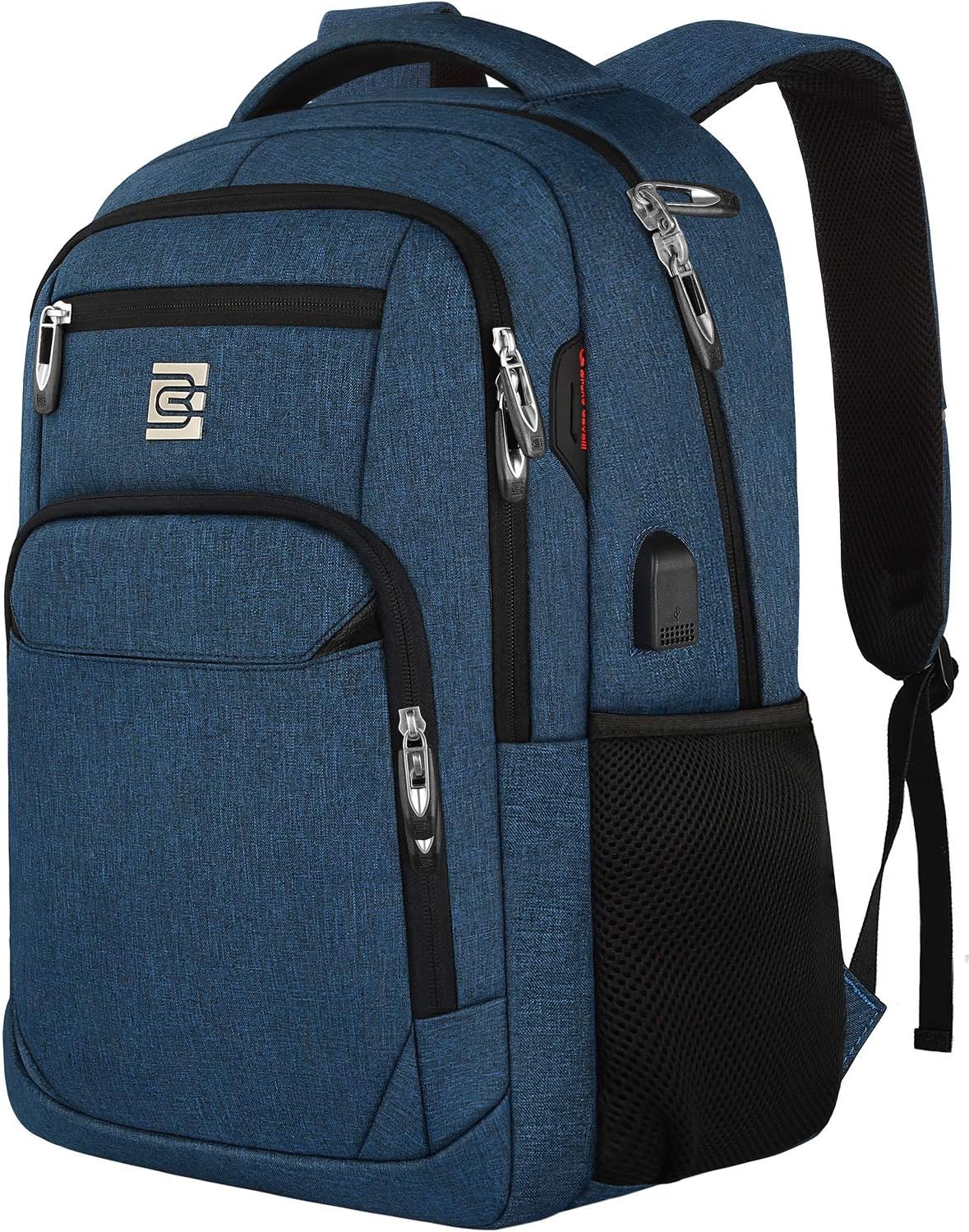 Slim Anti-Theft Laptop Backpack with USB Charging Port – Travel, Home Office