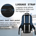 Slim Anti-Theft Laptop Backpack with USB Charging Port – Travel, Home Office