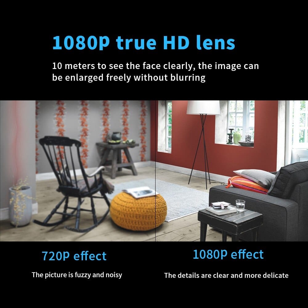 Small Wireless Night Vision Camera – Home Security, Surveillance