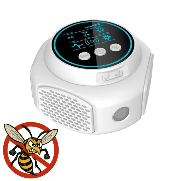 Ultrasonic Wasp & Hornet Repellent Plug-In | Chemical-Free | Covers 3200 sq. ft. – Home, Patio