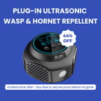 Ultrasonic Wasp & Hornet Repellent Plug-In | Chemical-Free | Covers 3200 sq. ft. – Home, Patio
