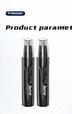 Painless Nose & Ear Hair Trimmer – Rechargeable, For Men & Women – Grooming, Travel