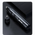 Painless Nose & Ear Hair Trimmer – Rechargeable, For Men & Women – Grooming, Travel