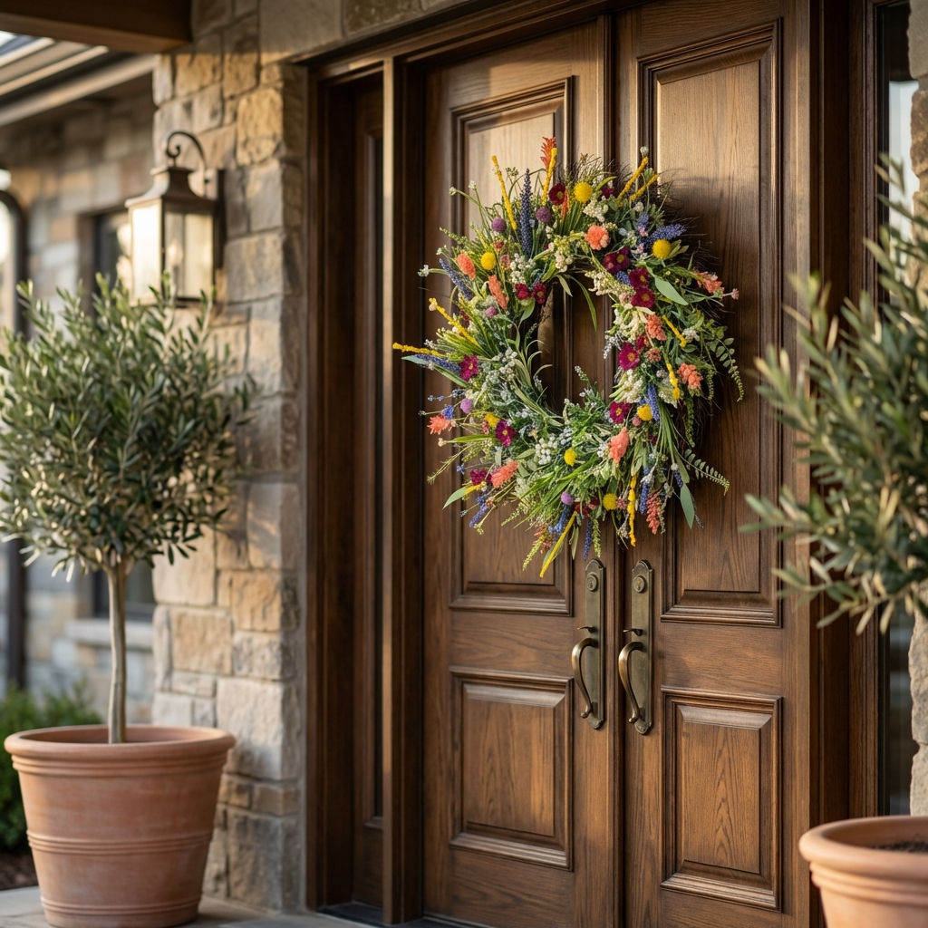 Texas Wildflower Wreath – Home Decor, Gift
