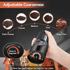 Rechargeable Electric Salt and Pepper Mill Set – Kitchen, Dining
